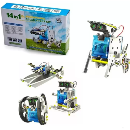 870-265 Kit de Robot Impulsado por Energía Solar 14 en 1