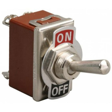 82606 Interruptor de Palanca 2 Polos 1 Tiro 2 Posiciones 15 Amperes