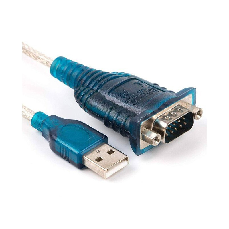CAB-DB9-USB Cable Adaptador RS232 Serial DB9 Macho a USB 2.0 Macho