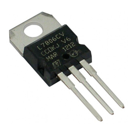 L7806CV Regulador de Voltaje Positivo 6V 1A