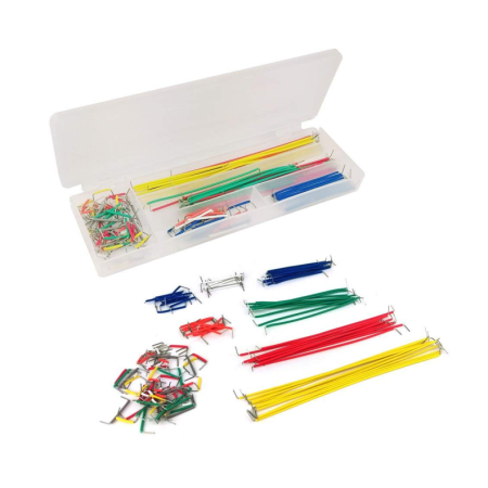 690-819 Kit con 140 Cables Tipo Jumper para Protoboard