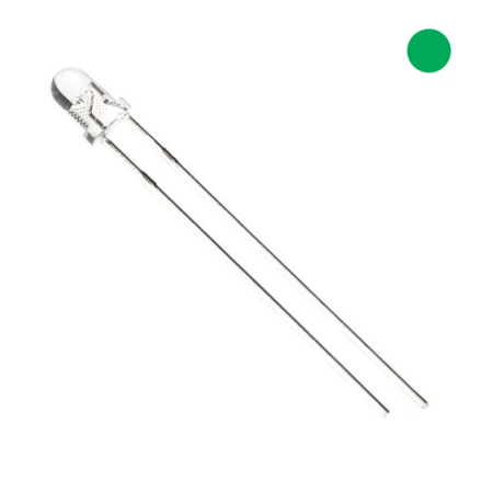 LD3-VER-ULT LED 3mm VERDE Ultrabrillante