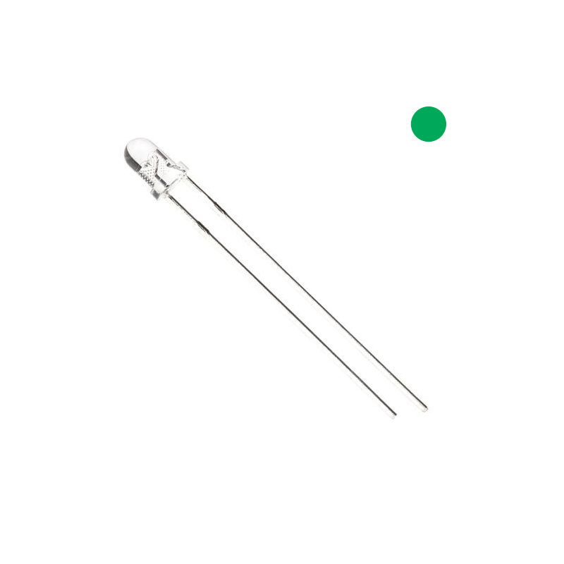 LD3-VER-ULT LED 3mm VERDE Ultrabrillante