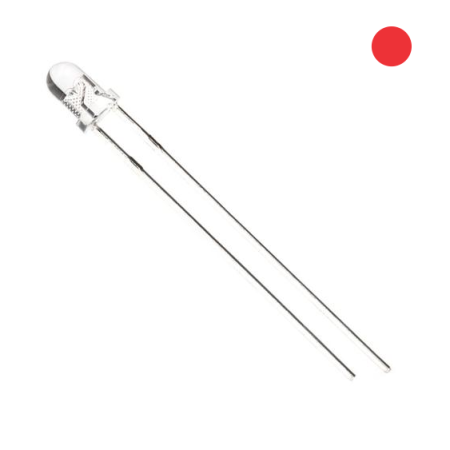 LD3-ROJ-ULT LED 3mm ROJO Ultrabrillante