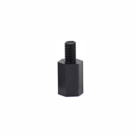 SEP-PLA-8 Separador Hexagonal Macho Hembra M3 8mm de Nylon Plástico Sin Tornillo