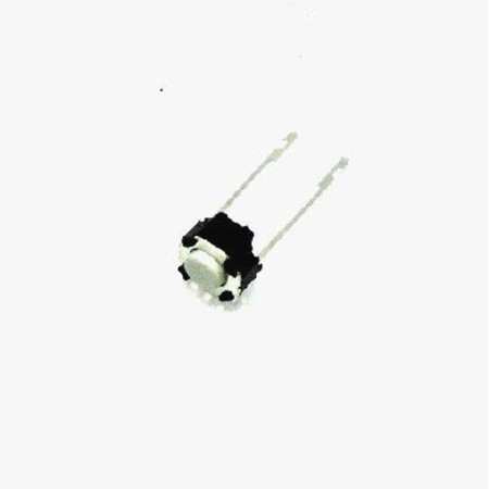 835-414 Mini switch tipo aiwa 2 patas boton 0.5mm color blanco