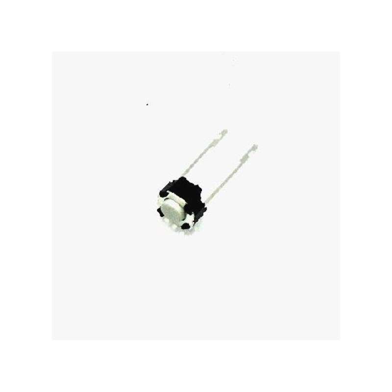 835-414 Mini switch tipo aiwa 2 patas boton 0.5mm color blanco