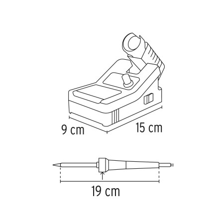 CAU-48ES Cautín de Estación 48 W Profesional para Electrónica 101398