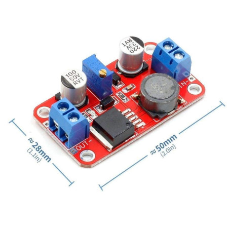 XS-452 Módulo Elevador BOOST STEP-UP DC DC Salida Ajustable 5 a 24V, 4A XL6019