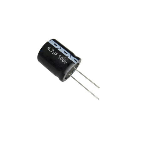 CE-4.7-100V Capacitor Electrolítico