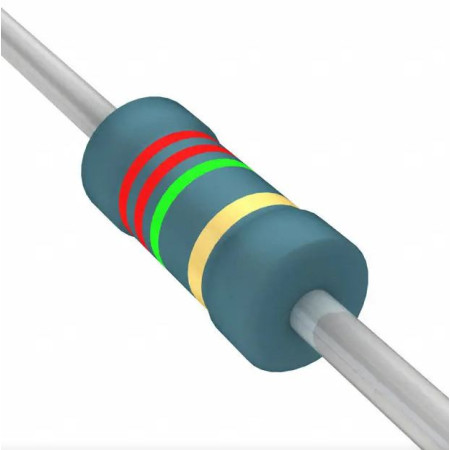 R2M2-1-2 Resistencia de Carbón 2M2 ohms 1/2 Watt