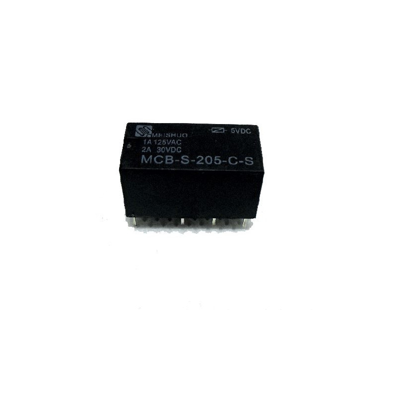 MCB-S-205-C-S Relevador 5V 1A 2P-4T 8 Pines