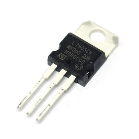 L7905CV Regulador de Voltaje Negativo -5V 1A