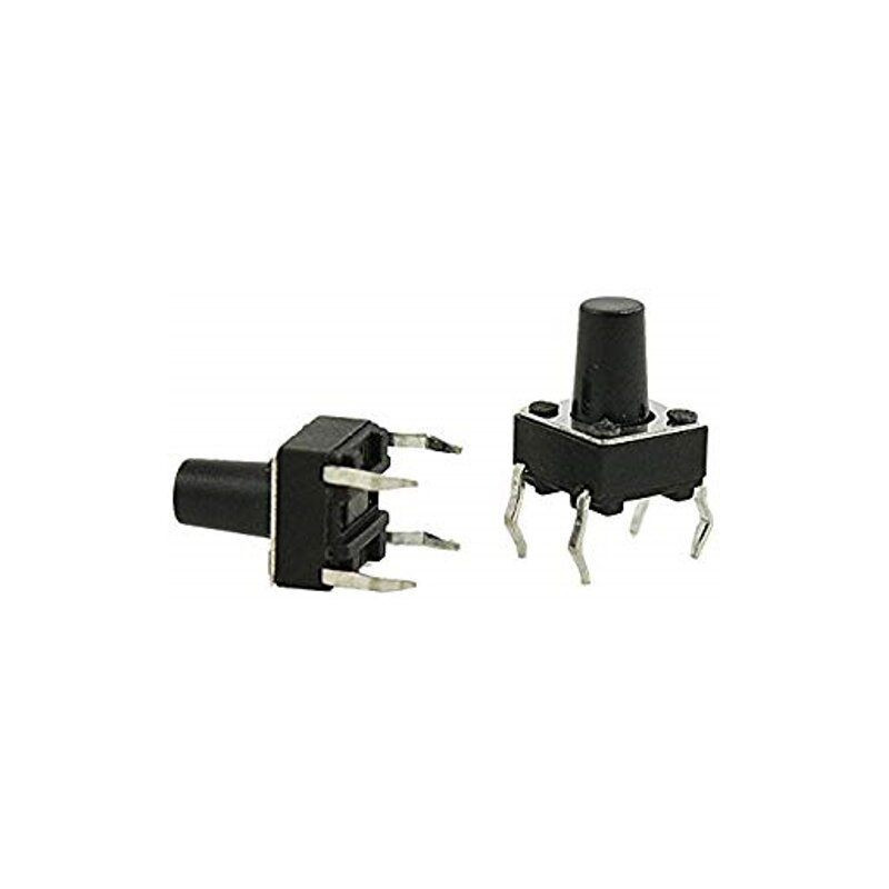 835-608 Mini Switch Cuadrado Chico 4 Pines Boton 7.5mm