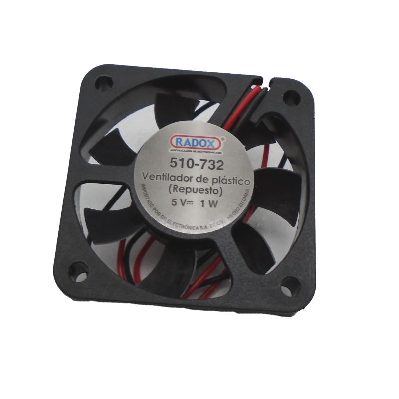 510-732 Ventilador de Plastico Repuesto 5V 5X5X1CM