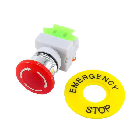 835-1000 Botón de Paro de Emergencia 660V 10A 22mm