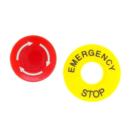 835-1000 Botón de Paro de Emergencia 660V 10A 22mm
