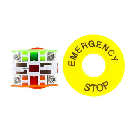 835-1000 Botón de Paro de Emergencia 660V 10A 22mm