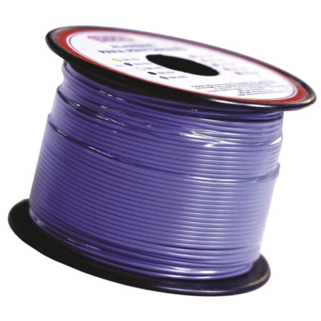 ALA24-MOR Alambre Calibre 24 para Proto Color Morado (Por Metro)