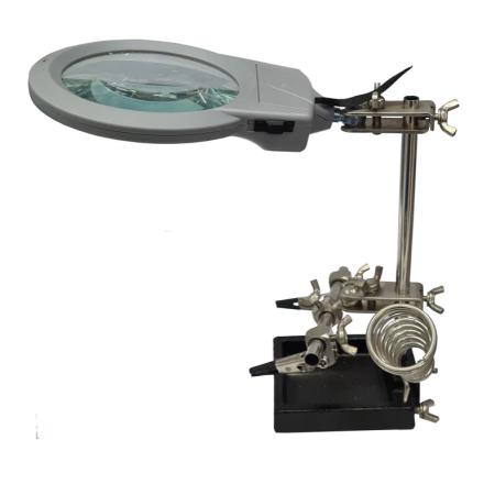 110-246 Soporte para Cautin con Lupa