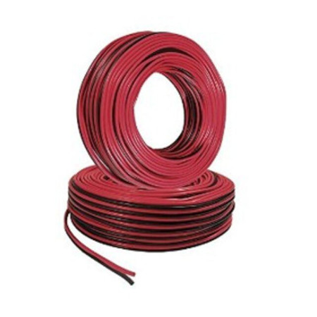 CABO-22-VIA Cable Bicolor para Bocina Audio Calibre 22 (POR METRO)
