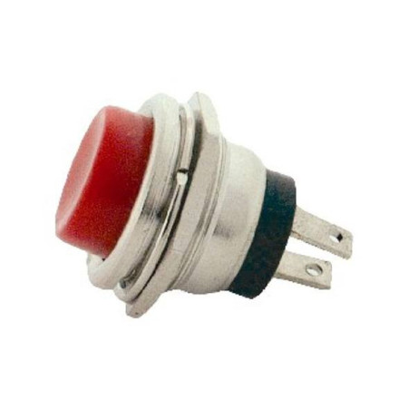 835-308-ROJ Boton Abierto Push 3A 125VAC 2 Pines Color Rojo