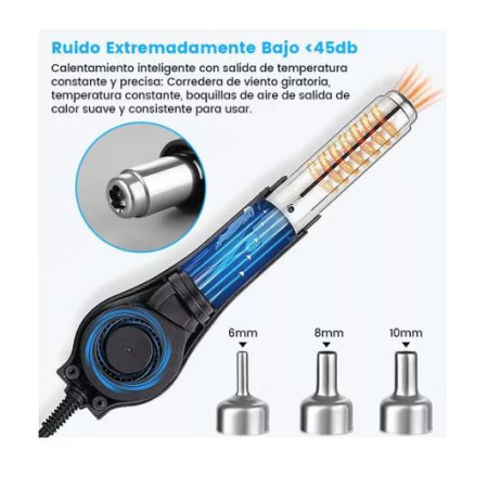 XS-390 Estación Para Soldar 2 En 1 Cautín Soldadura Aire Caliente