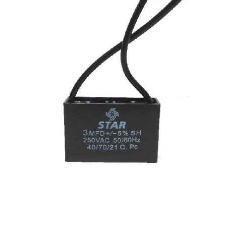 SV-3 Capacitor para Ventilador 3MF 250V  50-60Hz
