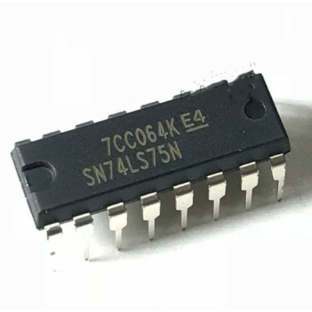 SN74LS75N Compuerta Latch Tipo D Biestable Dip