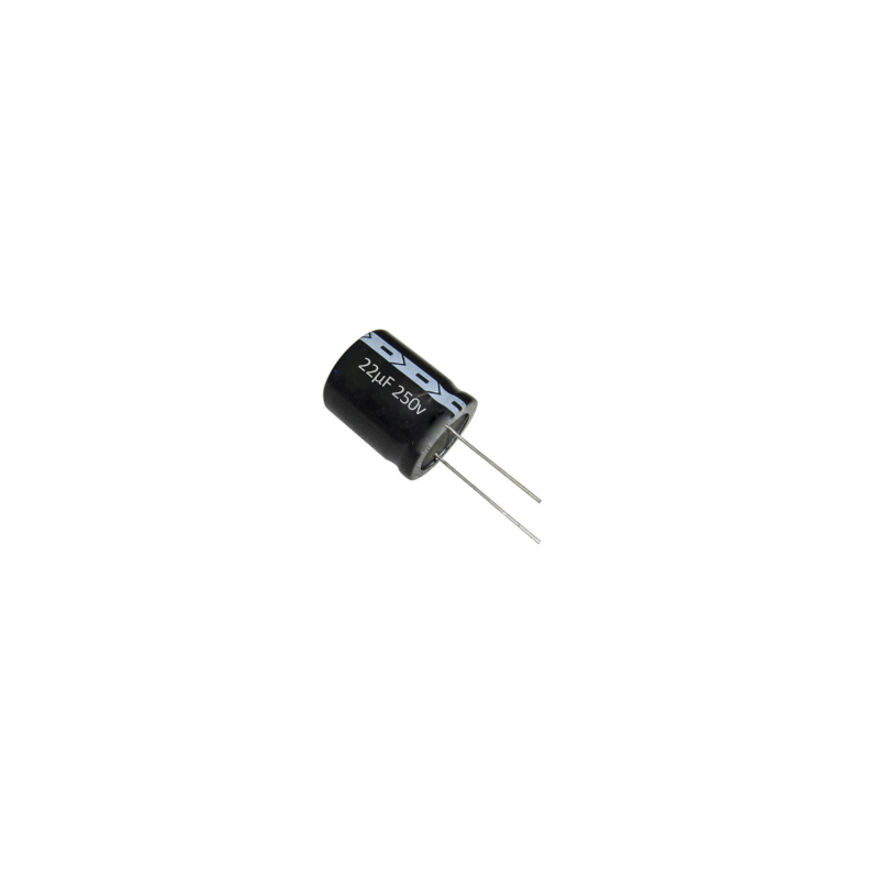 CE-22-250V Capacitor Electrolítico 22uF 250V 105C Radial