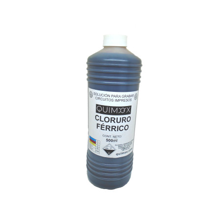 QUI-CLO-500 Cloruro Ferrico 500mL QUIMOX