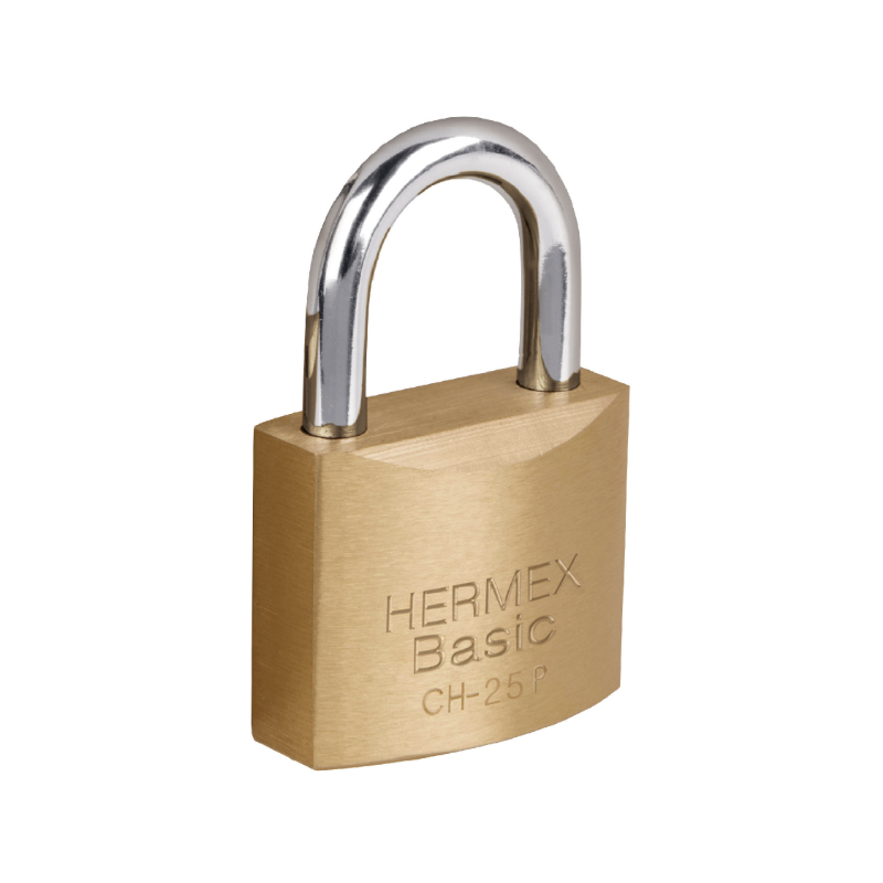 CH-25P Candado de Hierro Color Latón 25 mm