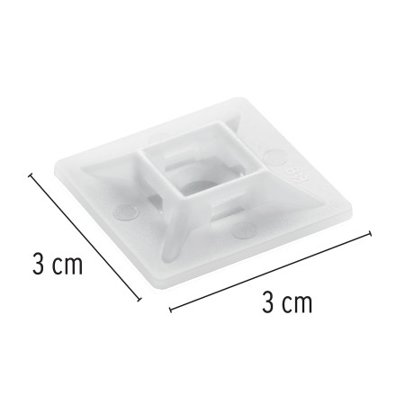 TY40 Base Auto Adherible de Nylon para Cincho de 5MM