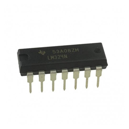 LM324N Amplificador Operacional Cuádruple DIP-14
