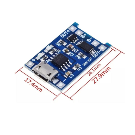 TP4056 3.7 V 1A 
