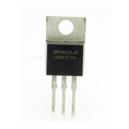 LM350T Regulador de Voltaje Positivo Ajustable 1.2-33V 3A TO-220-3