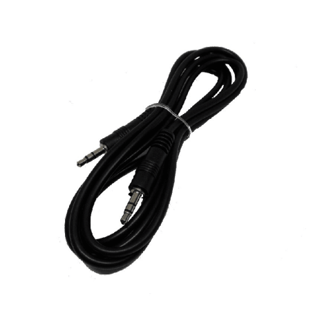 080-028 Cable Extensión para Audio Plug a Plug 3.5mm 8T 1.80M Color Negro