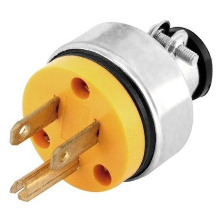 520-273 Clavija Industrial Metalica con Aterrizado